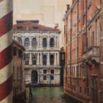 Venezia, Rivelato da quinte veneziane, 110x100 cm